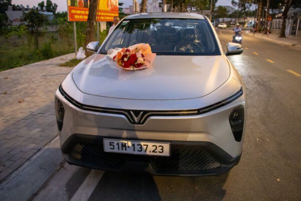 Bàn giao xe Limo Green tại HK Logistics